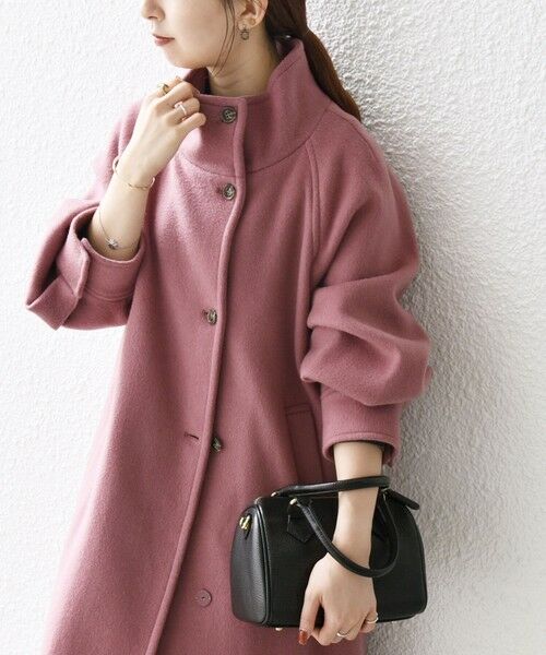 セール】 SHIPS any: ノンミュールジングウール スタンドネック ロング