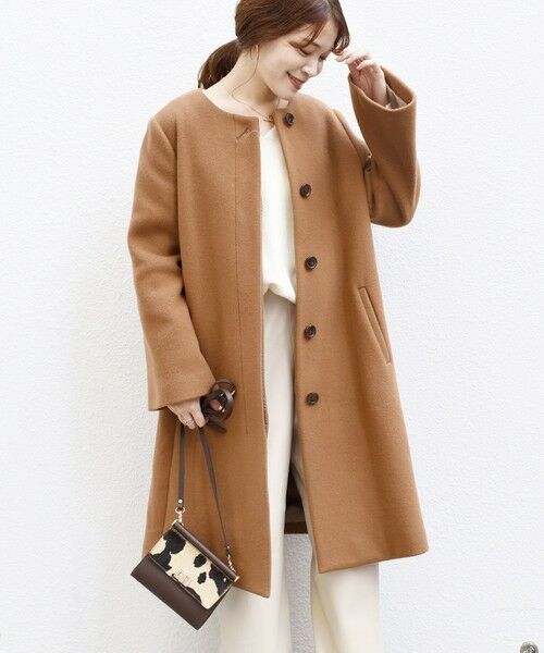 セール】 MANTECOノーカラーコート◇ （その他アウター）｜SHIPS