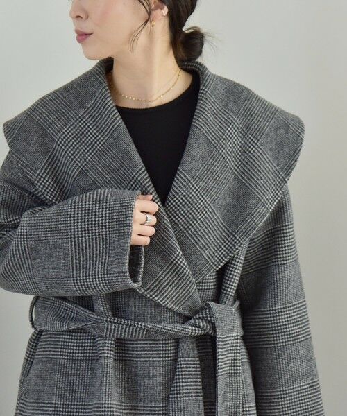 セール】 quaranciel: リバー ケープ コート （その他アウター