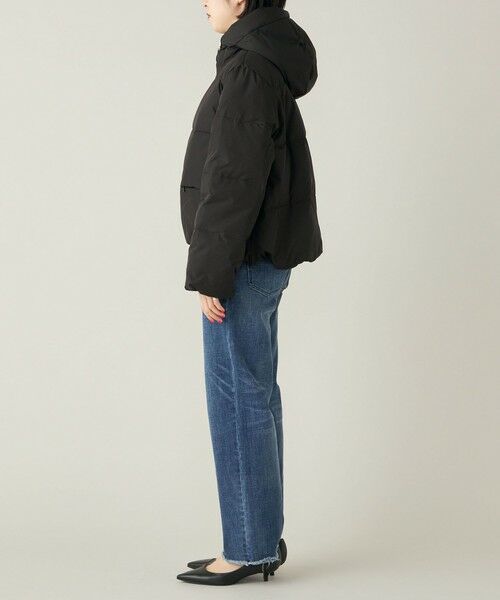 セール】 quaranciel: フーデッド ショート ダウン ジャケット