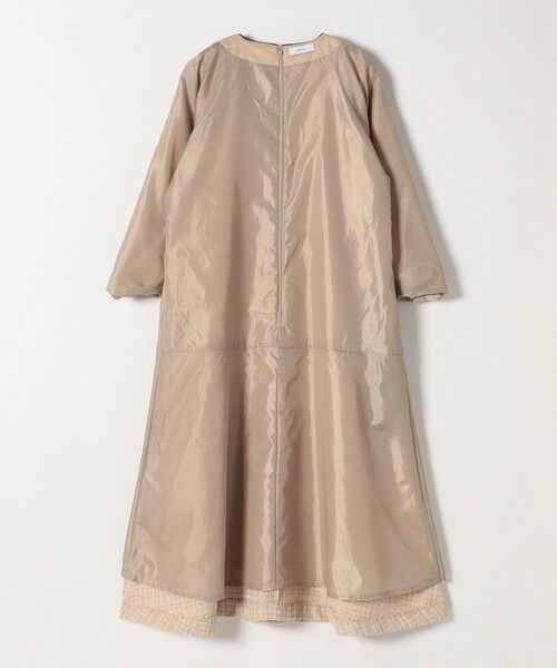 セール】 SHIPS any: ツイード フレア ワンピース （ロング・マキシ丈