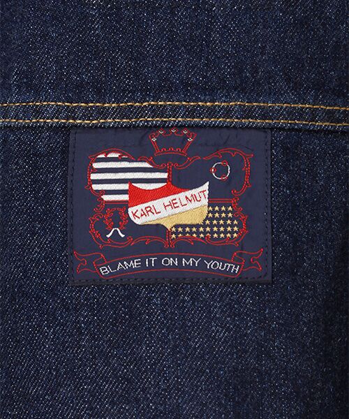 セール】 ワッペン使いデニムジャケット （Gジャン・デニムジャケット