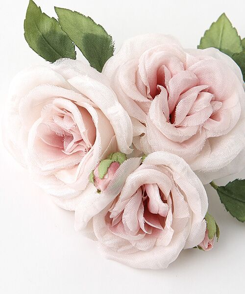 セール】 ブッシュローズコサージュ （ブローチ・コサージュ）｜PINK