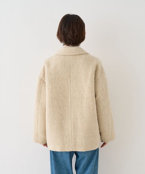 追加4】【一部店舗限定】ラメシャギースライバーPコート/ピーコート