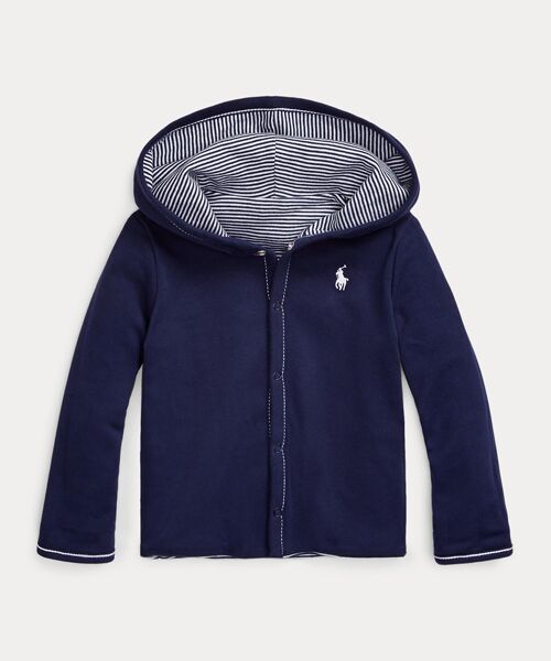 ベビー)リバーシブル コットン フーディ （パーカー）｜POLO RALPH
