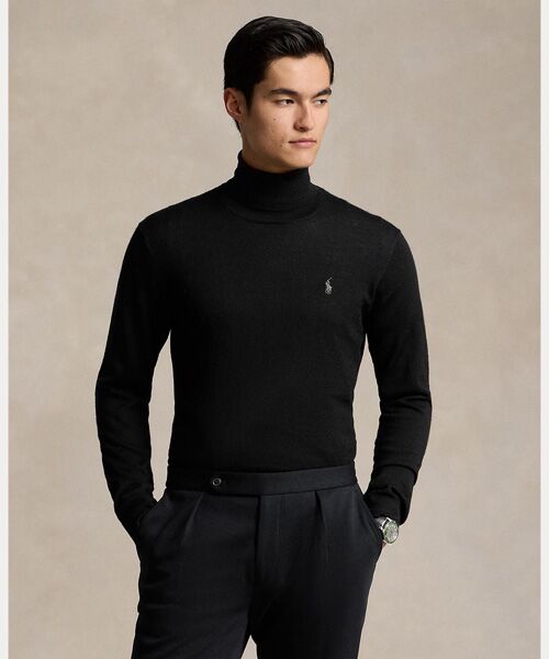 ウォッシャブル ウール タートルネック セーター （ニット・セーター