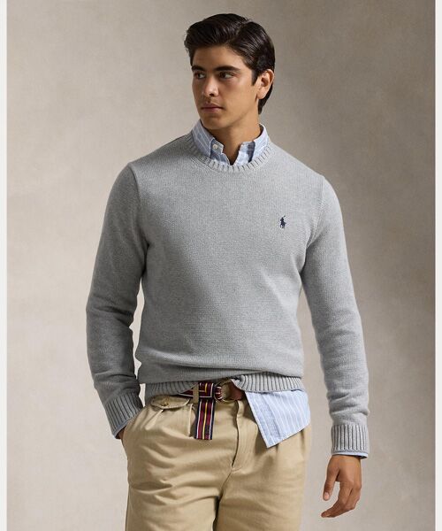 コットン クルーネック セーター （ニット・セーター）｜POLO RALPH