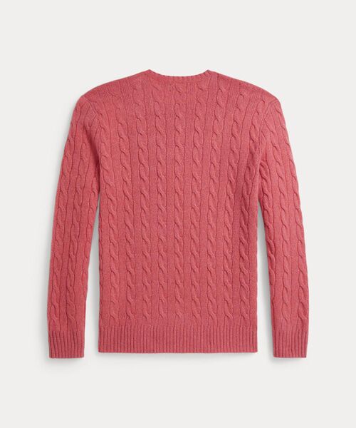 ケーブルニット ウールカシミヤ セーター （ニット・セーター）｜POLO