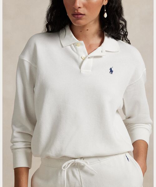 ライトウェイト フリース ロングスリーブ ポロ （ポロシャツ）｜POLO