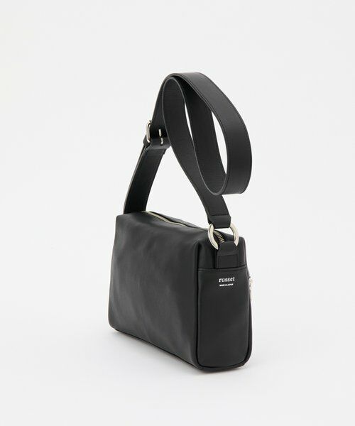 レザースクエアショルダーバッグ （ショルダーバッグ）｜russet