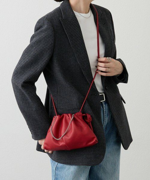 セール】 レザー巾着4WAYミニショルダーバッグ （ショルダーバッグ