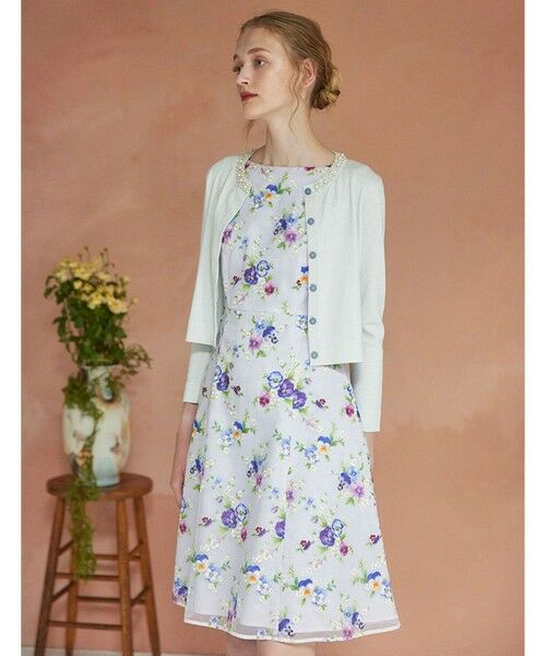 セール】 WINTER PANSY ドレス （ロング・マキシ丈ワンピース）｜TOCCA