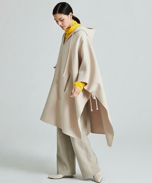 セール】 ウールカシミヤリバー ポンチョ （ポンチョ）｜TOMORROWLAND