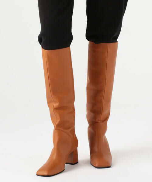 セール】 DES PRES スクエアトゥーロングブーツ （ブーツ（ロング丈