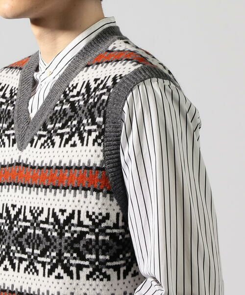 セール】 ウール フェアアイル ニットベスト （ニット・セーター