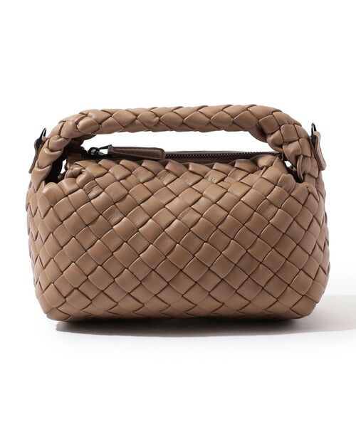 セール】 FALORNI レザー イントレチャート ショルダーバッグ