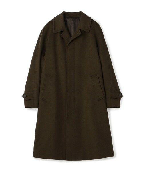 SUPER160'Sウール バルカラーコート （ステンカラーコート