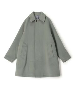 CABaN ウールコットンダブルフェイス カラーレスジャケット （ダッフル