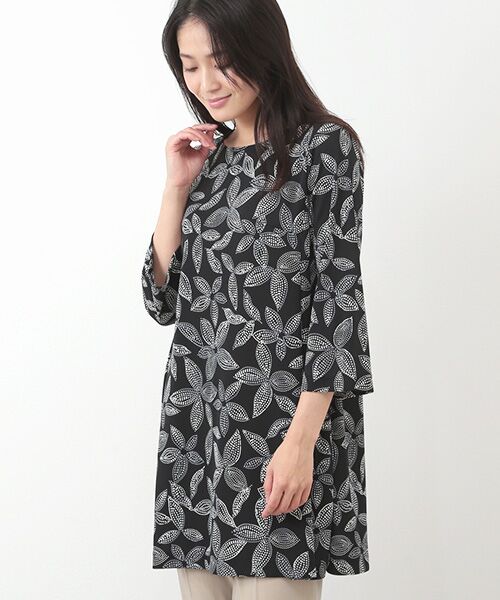 セール】 点描フラワープリントチュニック （チュニック）｜TABASA