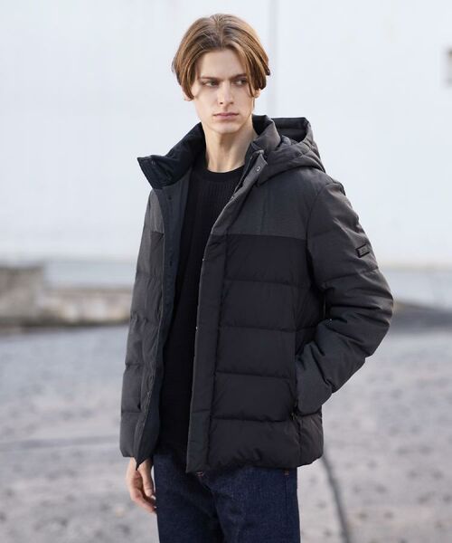 セール】 カラーコンビ ダウンブルゾン （ダウンジャケット・ベスト