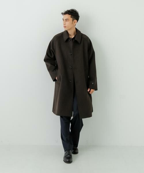 セール】 WOOL BAL COLLAR COAT （ステンカラーコート）｜URBAN