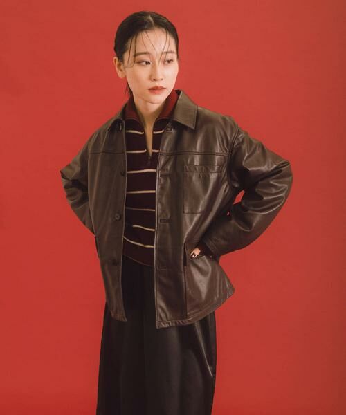 セール】 『別注』TICCA×URBAN RESEARCH レザーカバーオール （レザー