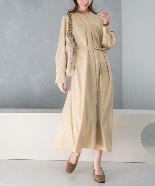 セール】 ポケットデザインVネックワンピース （ワンピース）｜URBAN