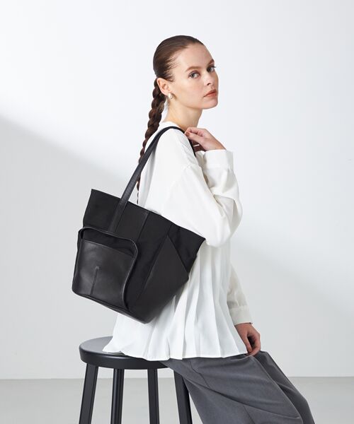 Y'SACCS Gene Line】ヘビーツイル パズルトートバッグ Small （トート