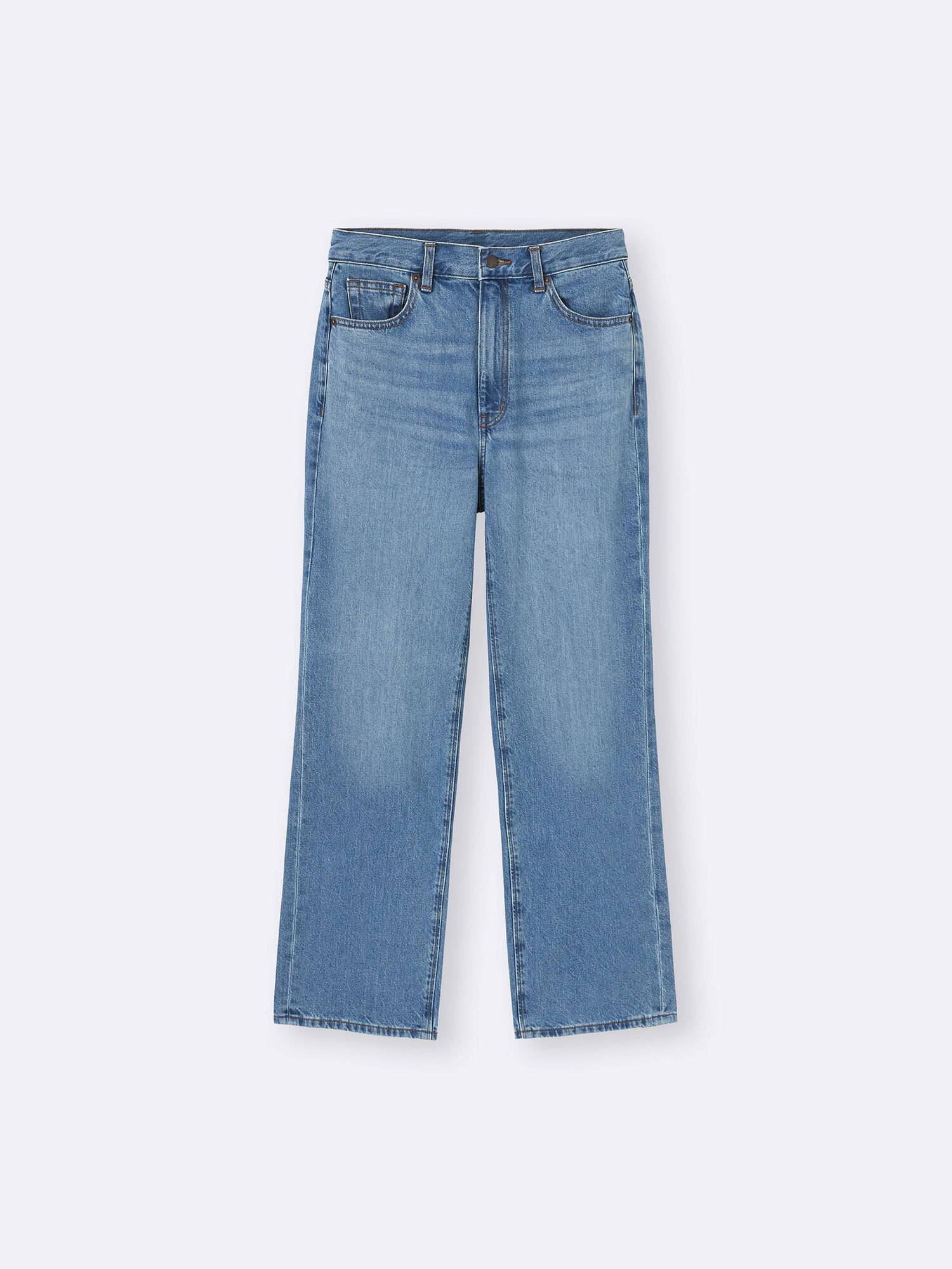 GU公式 | ハイライズストレートジーンズ+OS(米国仕様)