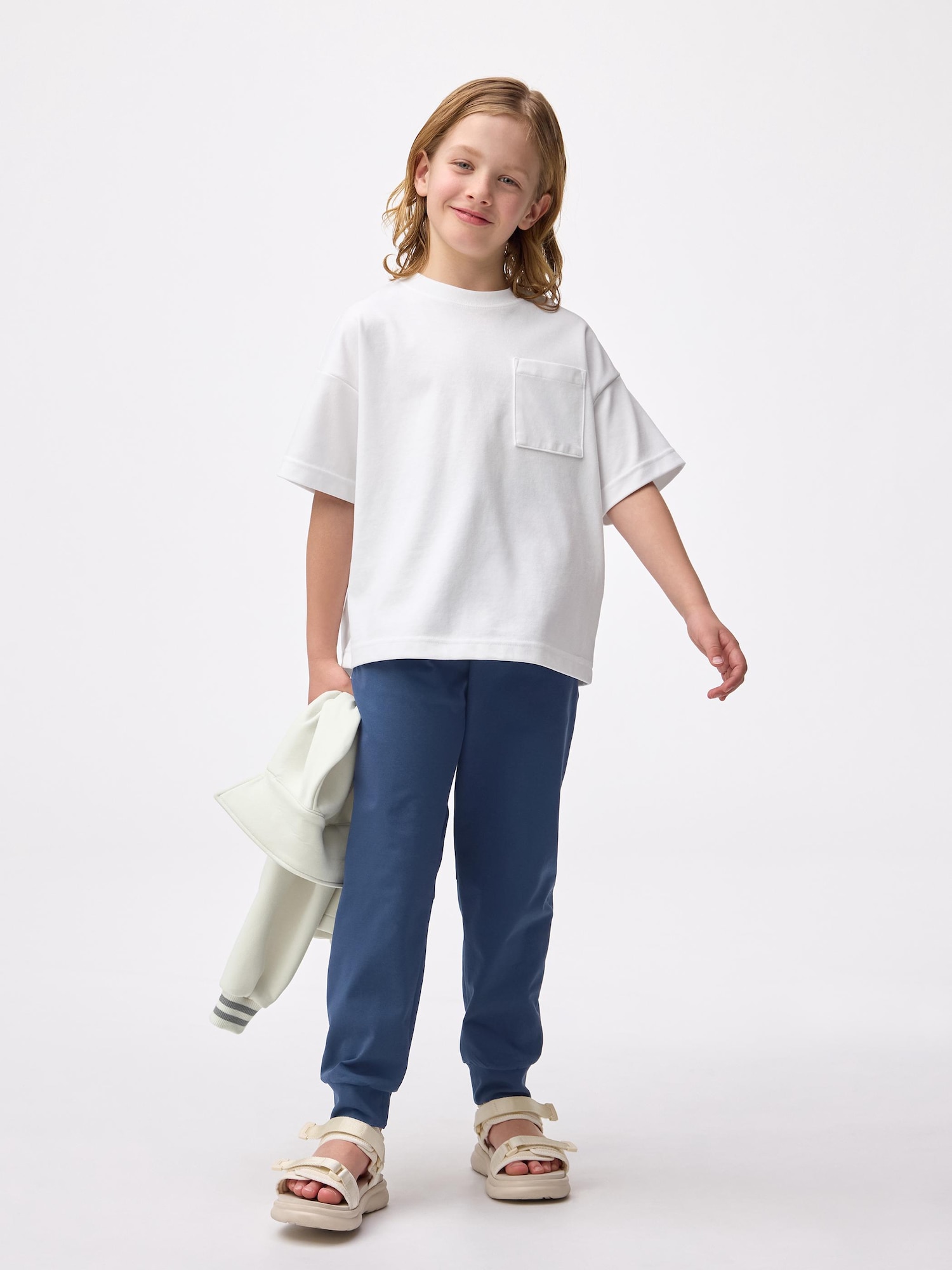 GU公式 | KIDS(男女兼用)ドライストレッチジョガーパンツ