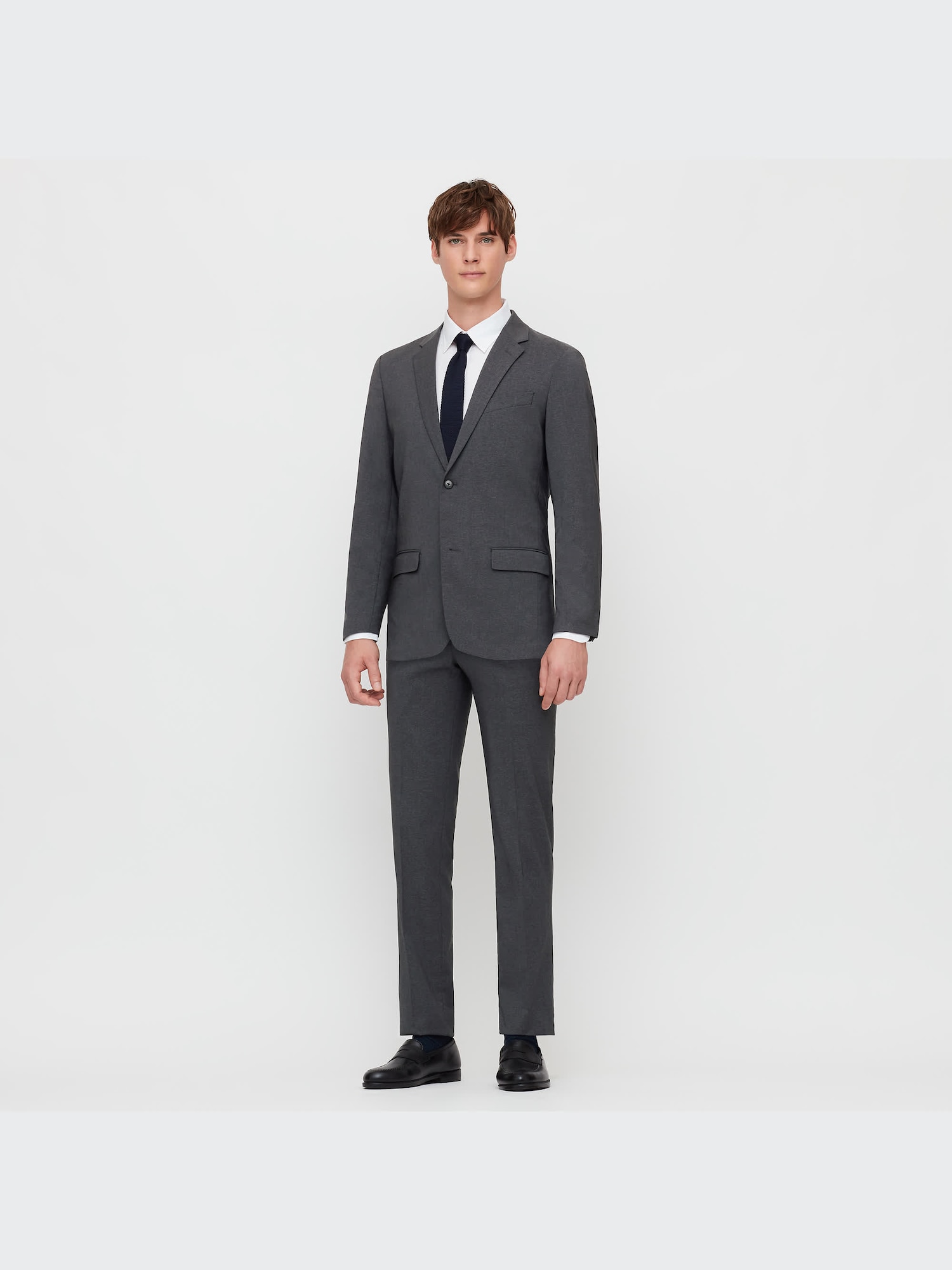 ユニクロ公式 | 感動ジャケット（ウールライク・Mサイズ・着丈68～72cm