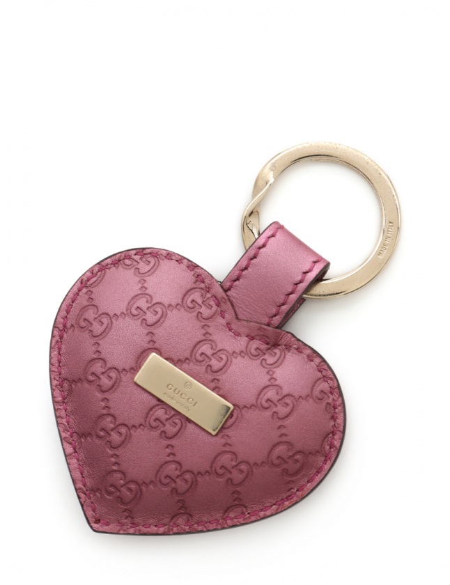 Gucci ハート型レザーキーホルダー 【公式通販】
