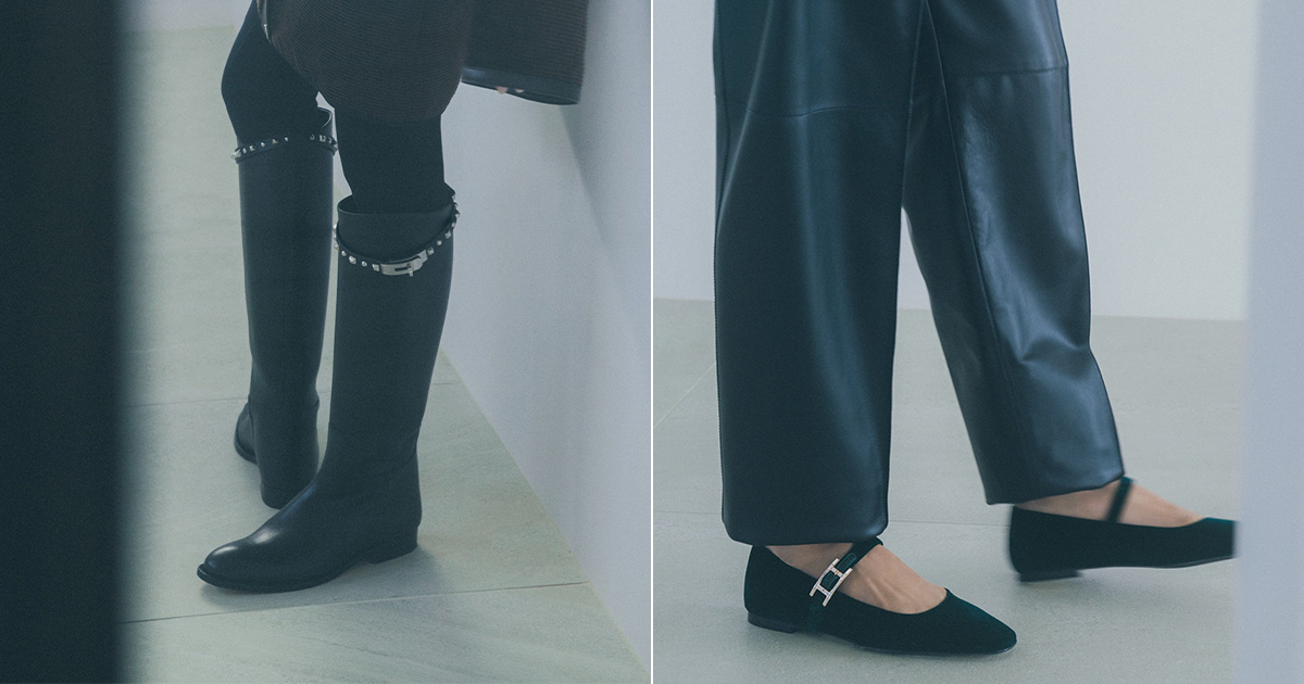 エルメス】ママに「シューズ」が人気の理由！ハンサムに履ける新作3選