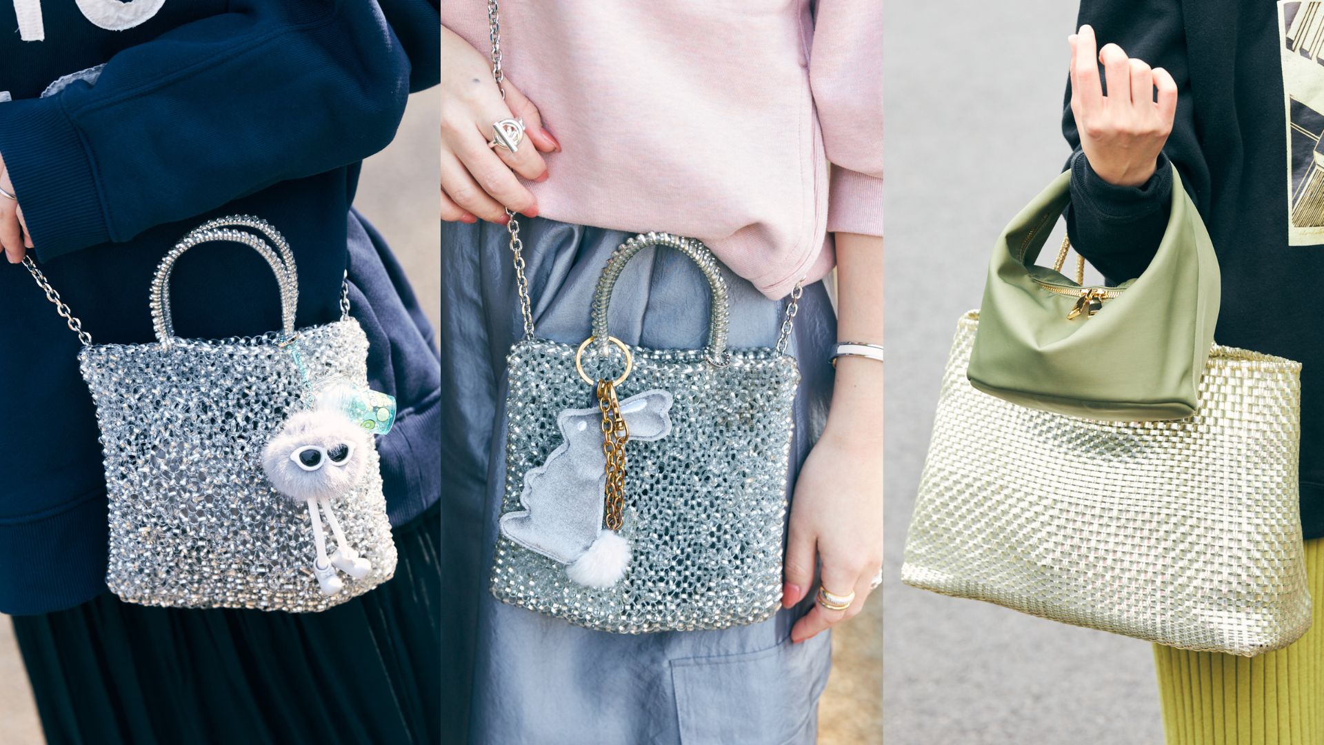 チャームをつけて、ママバッグに…【アンテプリマ】のワイヤーバッグ