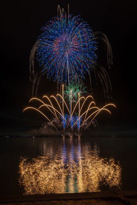 サンセットフェスタIN天王崎2025 なめがたの湖上花火大会（行方市）の