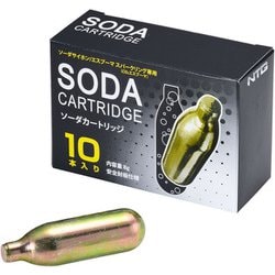ヨドバシ.com - 日本炭酸瓦斯 ステンレスサイホン用 8g×10本 ソーダ