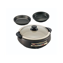 ヨドバシ.com - 象印 ZOJIRUSHI 土鍋風なべ付き3枚グリル鍋 ダーク