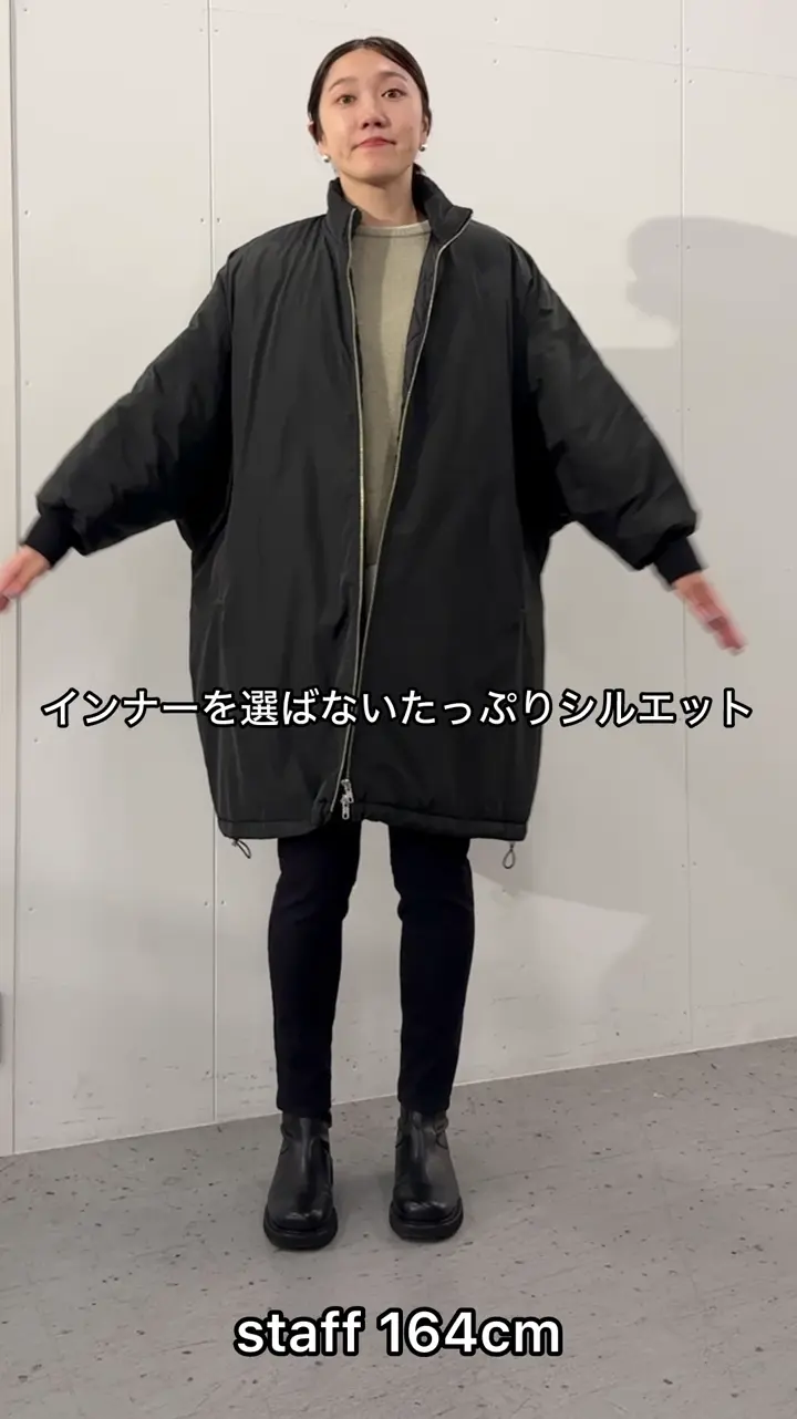 中綿BIGポンチョコート | BEARDSLEY(ビアズリー)レディース | PAL