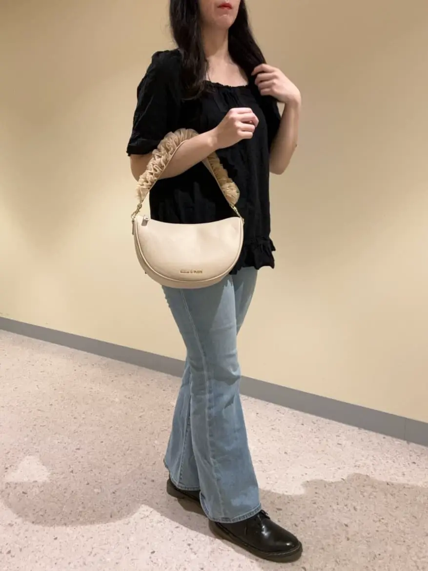 チュールフリルショルダーバッグ/Maison de FLEUR（メゾン ド フルール