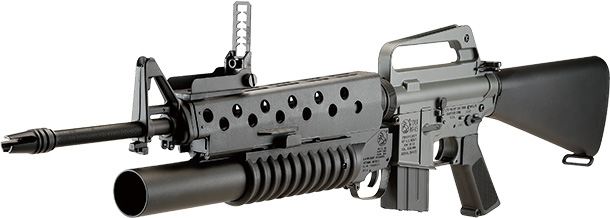 クラシックなM203付きM16電動ガンの最新版2モデル「E&C COLT M16A1