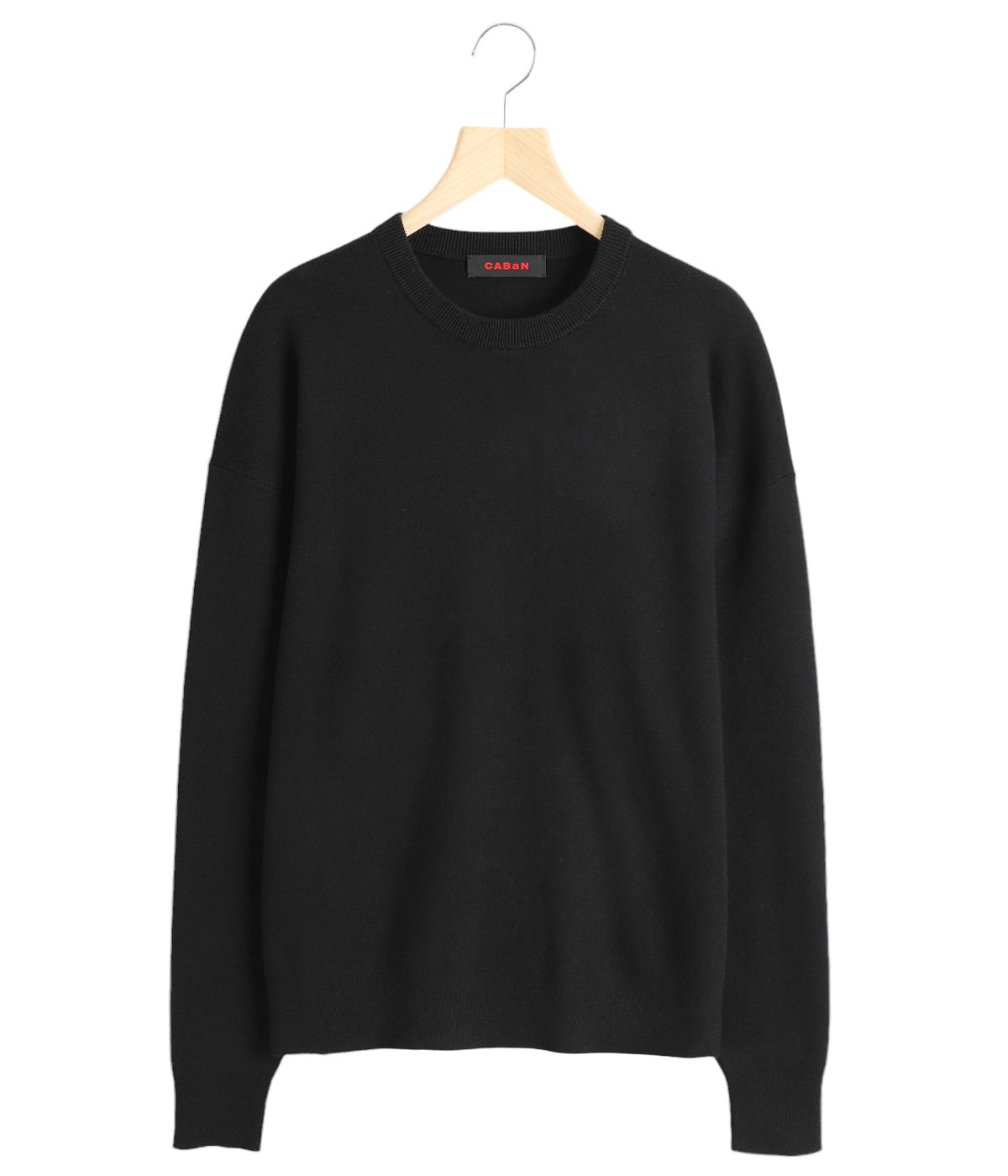 コットンカシミヤ クルーネックプルオーバー | CABaN(キャバン