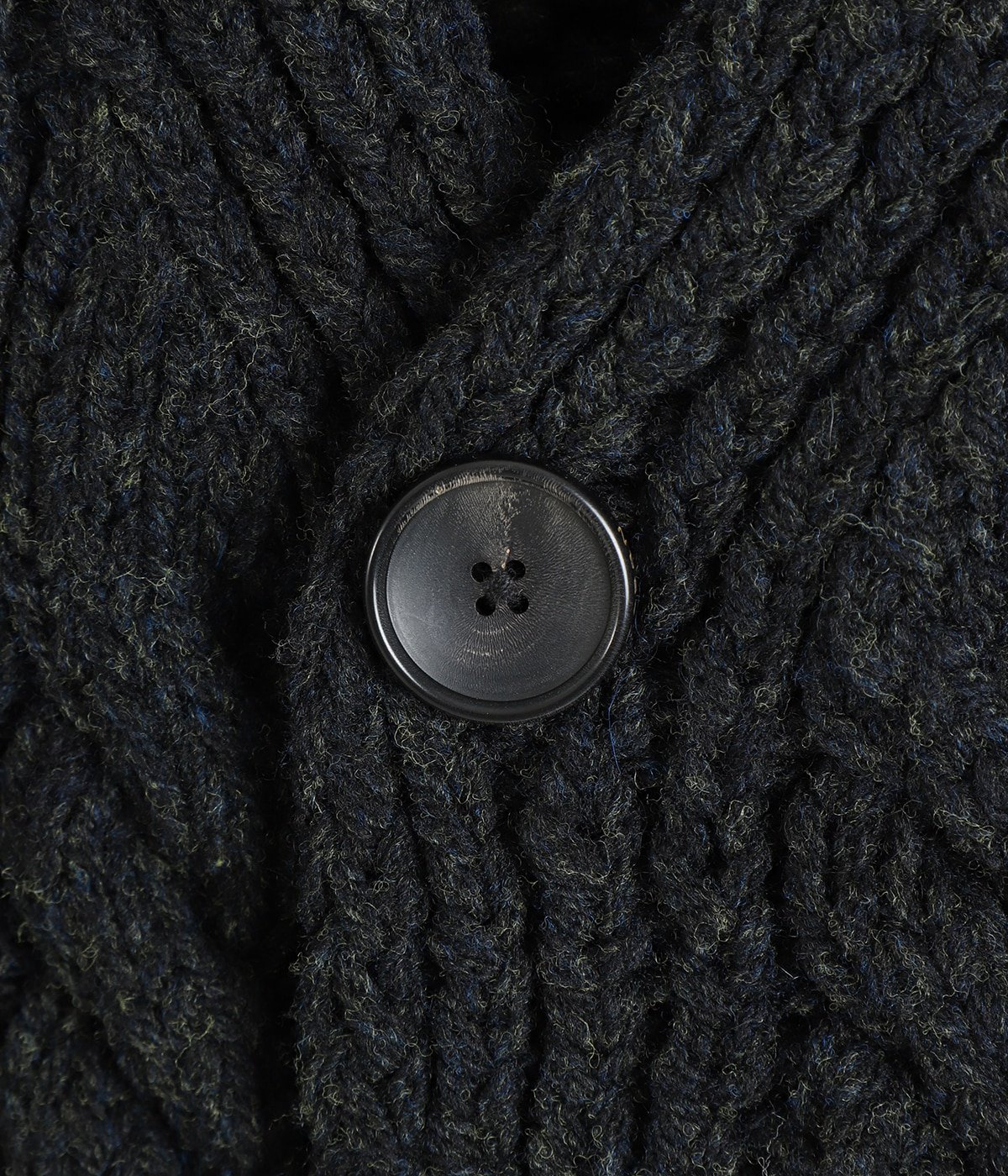 ウールハンドニット ケーブルカーディガン | CABaN(キャバン