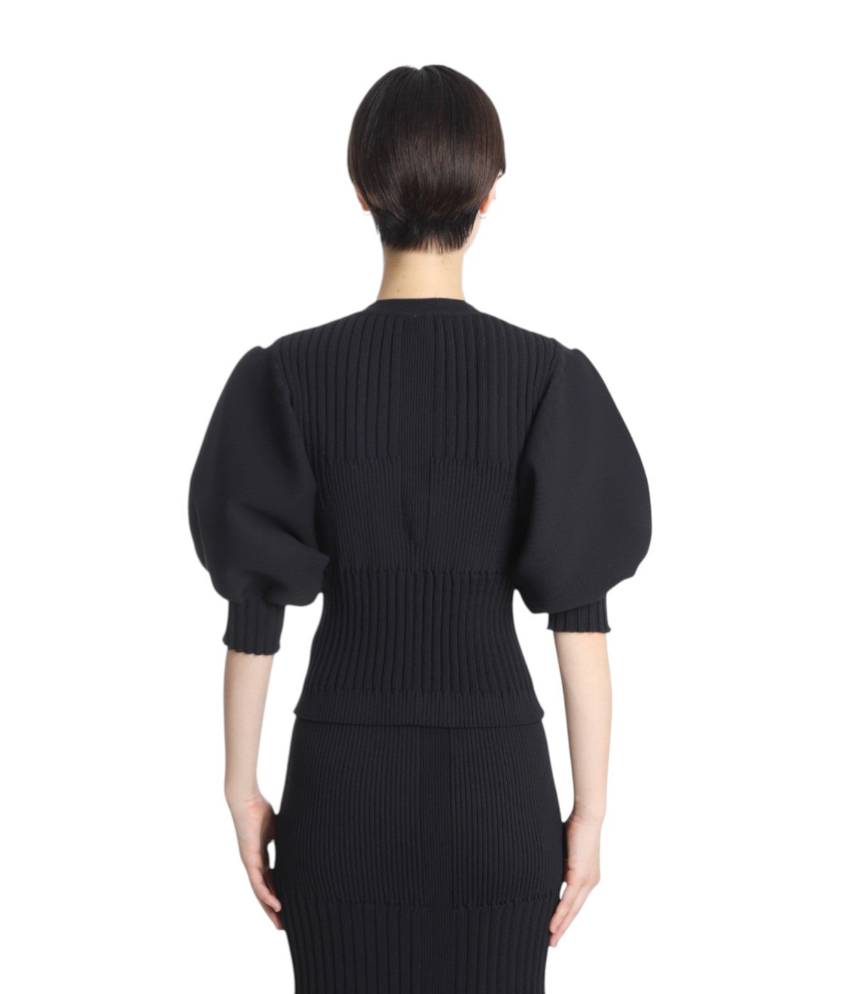 レディース】FLUTED SHORT PUFF SLEEVE CARDIGAN | CFCL(シーエフ