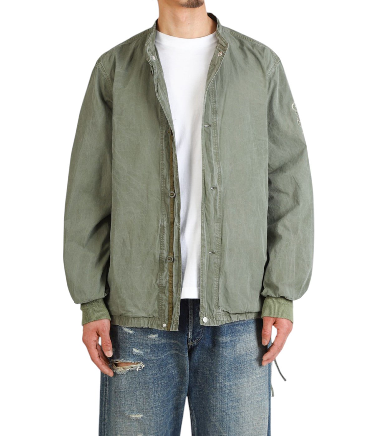 TROOPER SHIRT JACKET COTTON TYPEWRITER SULFUR DYE | nonnative(ノン