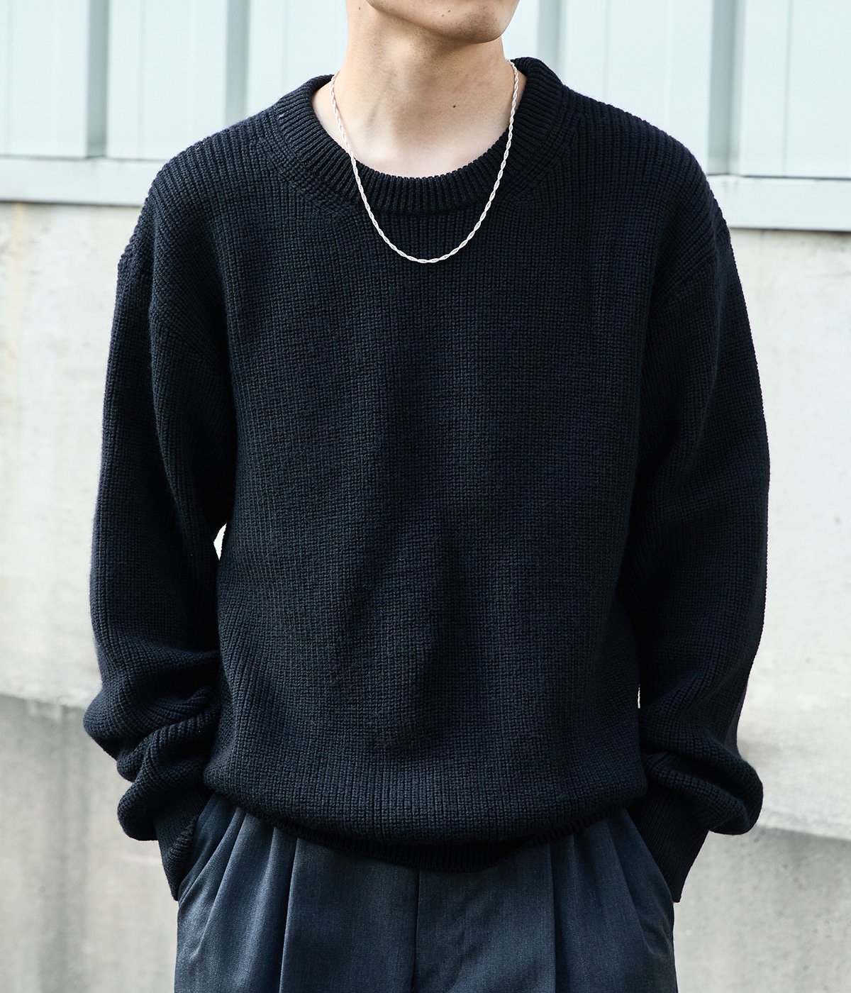 Rib Knit Crew Neck | PORT BY ARK(ポートバイアーク) / トップス