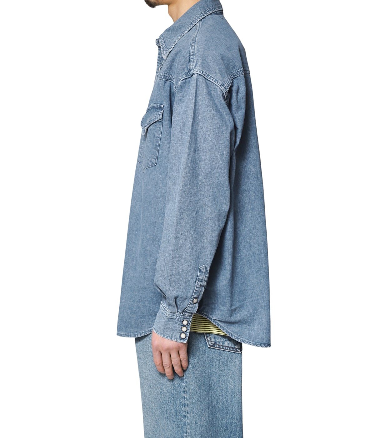 デニムウエスタンシャツ | REMI RELIEF NAVY LABEL(レミレリーフ