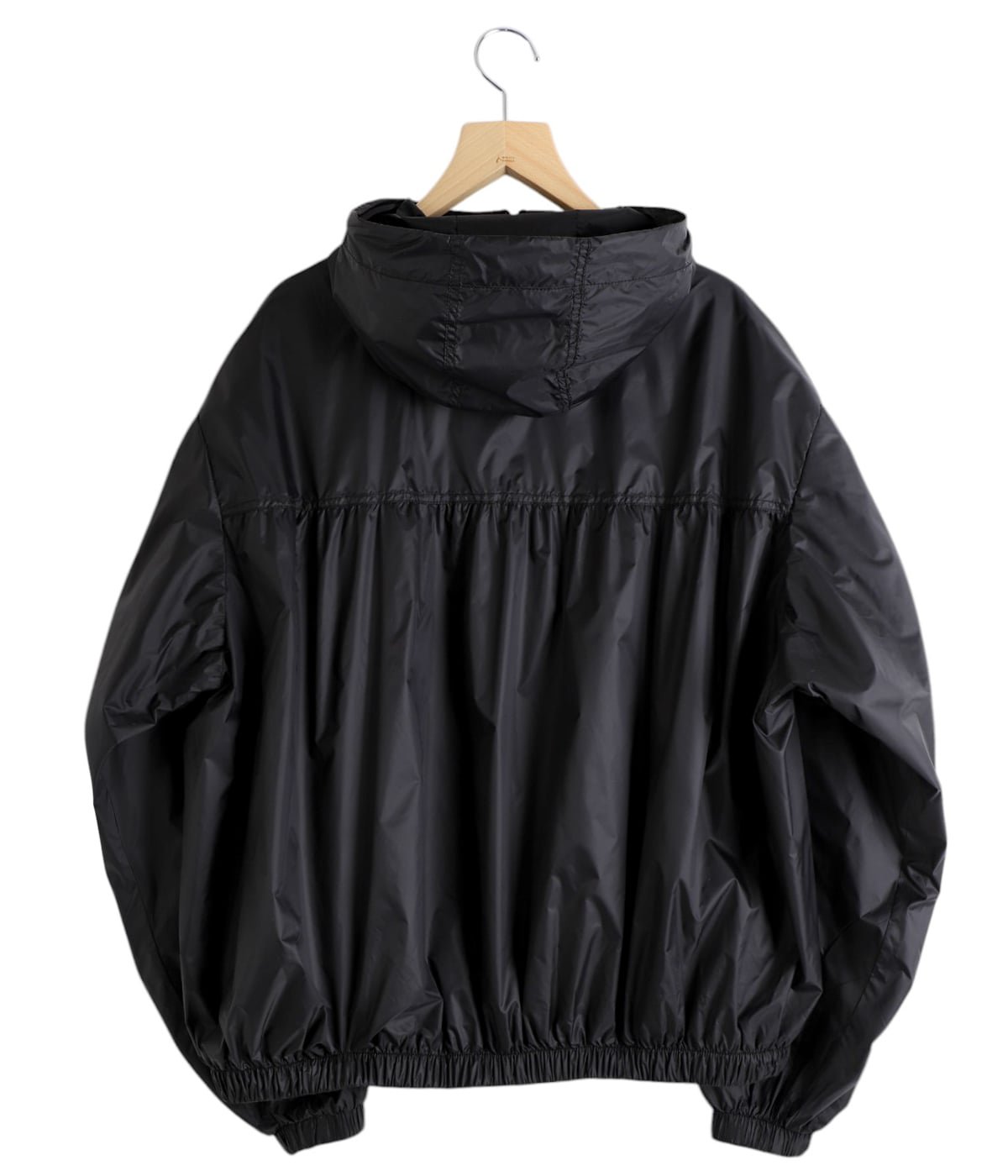 EXTRA LIGHT NYLON SHIRRED ZIP HOOD JACKET | ssstein(シュタイン