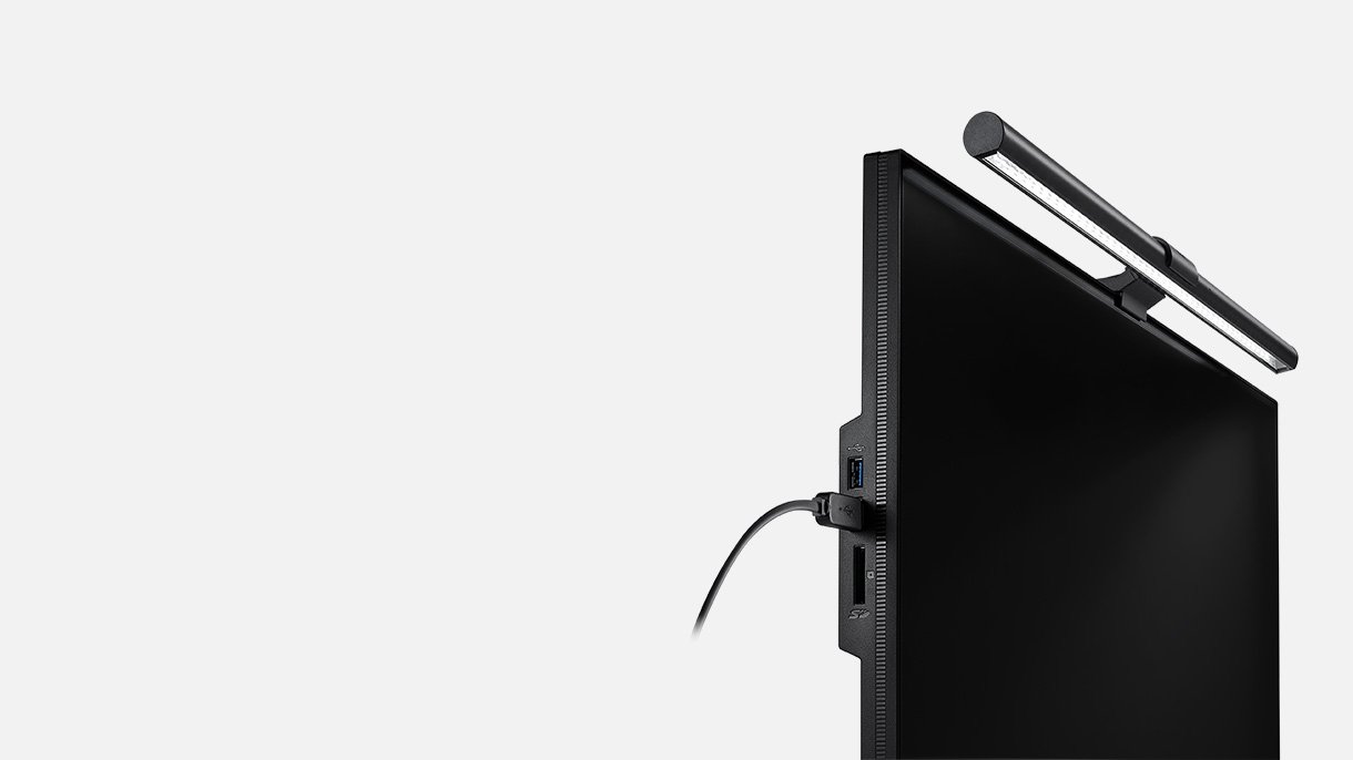 湾曲モニターライト BenQ ScreenBar Halo | ベンキュージャパン