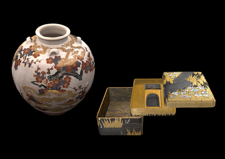 東京】1/2-3/8｜日本工芸の名宝 色絵月梅図茶壺・八橋蒔絵螺鈿硯箱