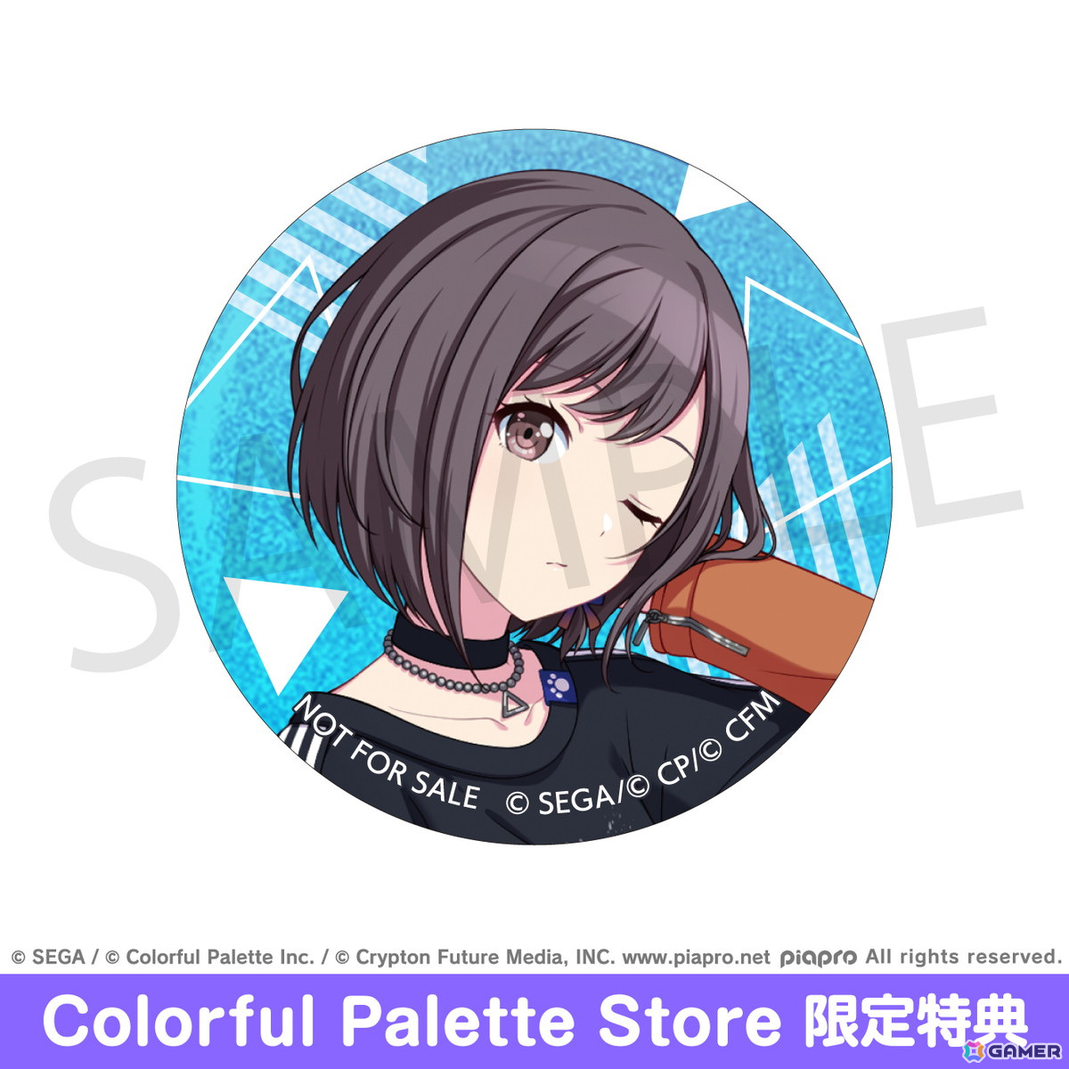 プロセカ」のイベントイラストを配したグリッター缶バッジvol.29／vol